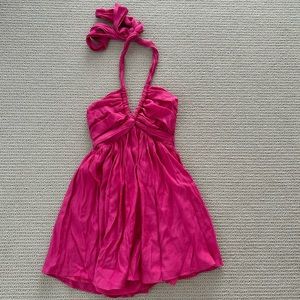 Do+be pink halter sundress